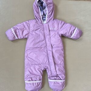 Baby Girls 3-6 month Columbia Snowsuit Purple